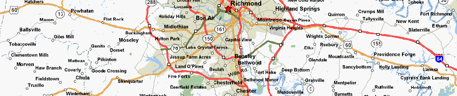 Map of Richmond